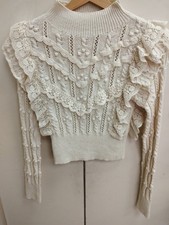 Zara cream knitwear for sale  LONDON