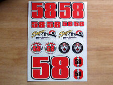 Marco simoncelli sticker for sale  KINGSWINFORD