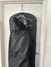 Vestido de noite feminino ROLAND NIVELAIS de seda preto tamanho 8 W bolsa comprar usado  Enviando para Brazil