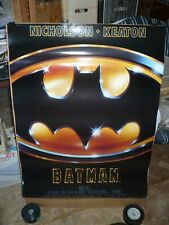 Usado, BATMAN, QUASE PERFEITO ORIGINAL ROLADO REGULAR UMA FOLHA/POSTER DO FILME (Michael Keaton) 1989 comprar usado  Enviando para Brazil