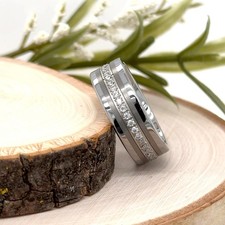 Silver tungsten carbide for sale  Rutherford