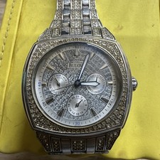 Relógio de quartzo Bulova 96C002 prata aço inoxidável comprar usado Relógio de quartzo Bulova 96C002 prata aço inoxidável comprar usado  Enviando para Brazil