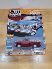 Auto World 1976 Chevy Bonanza C10 Fleetside Ultra Red Chase 2020 R1 versão B comprar usado  Enviando para Brazil