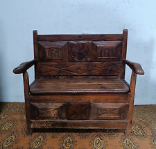 Banc coffre 18ème d'occasion  Saint-Siméon-de-Bressieux