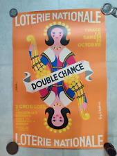 Rare affiche loterie d'occasion  Toulouse-