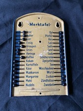 Merktafel vintage haushalt gebraucht kaufen  Grävenwiesbach