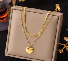 Damenkette gold herz gebraucht kaufen  Herne