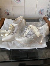 Ivory satin wedding for sale  BIRMINGHAM