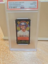 Mini vitral 2023 Allen & Ginter Julio Rodriguez PSA 10 comprar usado  Enviando para Brazil