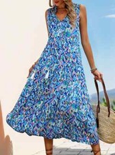 Sommerkleid ärmelloses boho gebraucht kaufen  Ingolstadt