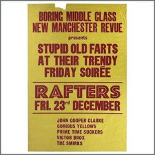 John Cooper Clarke 1983 Rafters Manchester Concert Poster (UK) na sprzedaż  Wysyłka do Poland