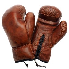 Boxhandschuhe echtleder handcr gebraucht kaufen  Aachen