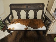 Cowhide bench rocker for sale  Royse City