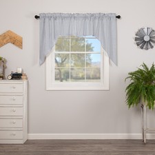 Farmhouse swag ticking for sale  Kirbyville