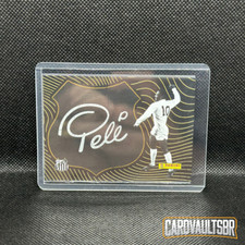Cartão oficial assinatura Pelé Real Tribute Santos Panini Brasil comprar usado  Brasil 