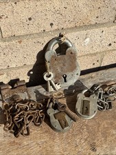 Antique vintage padlock for sale  COLCHESTER