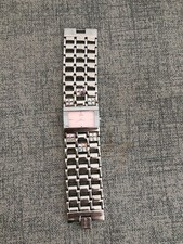 Relógio feminino GUESS tom rosa e prata com joias rosa quadradas ~ Precisa de uma nova bateria comprar usado  Enviando para Brazil
