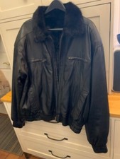 Mens black leather for sale  Santa Barbara
