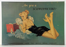 Schweppes advert poster for sale  STOURPORT-ON-SEVERN