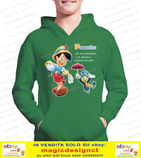 Pinocchio felpa cappuccio usato  Catania