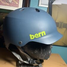 Casco Bern Watts Talla L-XL 57-60,5 cm Azul Mate Toda Temporada Esquí/Snowboard MTB segunda mano  Embacar hacia Argentina