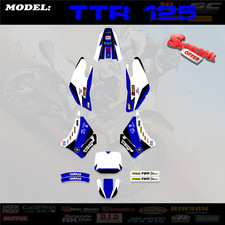 Kits gráficos decalques 4 adesivos YAMAHA TTR 125 TTR125 2000-2007 01 02 03 04 05 06 comprar usado  Enviando para Brazil