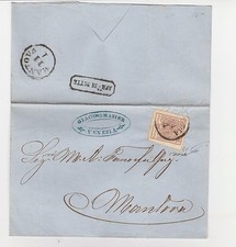 Storia postale 1857 usato  Lecco