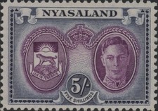 Nyasaland george purple for sale  SWINDON
