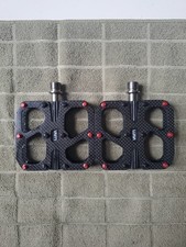 Pedais de bicicleta de fibra de carbono e titânio Luna Cycle, usado comprar usado  Enviando para Brazil