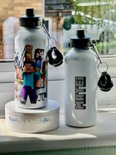 Personalised minecraft 600ml for sale  GLOSSOP