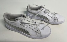 Tênis infantil Puma 4.5C branco com detalhe metálico lateral (devolução na loja usado comprar usado  Enviando para Brazil
