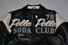 Jaqueta Masculina de COURO Pelle Pelle SODA CLUB CREAM PRETA Todos os Tamanhos NOVA comprar usado Jaqueta Masculina de COURO Pelle Pelle SODA CLUB CREAM PRETA Todos os Tamanhos NOVA comprar usado  Enviando para Brazil