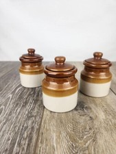 3 brown storage jars for sale 3 brown storage jars for sale Frostburg