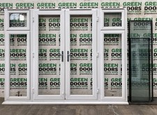 double patio doors glassed for sale  LUTON