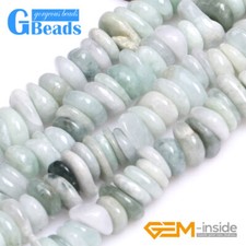 Joia espaçadora Heishi pedra preciosa pedra preciosa jade natural 8x12mm 15", usado comprar usado  Enviando para Brazil