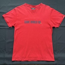 Roupas Usadas Importadas Prata Rápida Logotipo Eddy Kaiau Camiseta Vermelha Tamanho P comprar usado  Enviando para Brazil