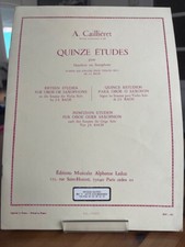 Cailliéret études hautbois d'occasion  Douai