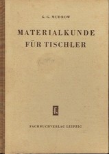 Mudrow materialkunde tischler gebraucht kaufen  Dresden