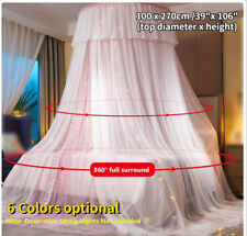 Ropa de cama para el hogar queen mosquitera tamaño dosel de encaje elegante malla princesa segunda mano  Embacar hacia Mexico