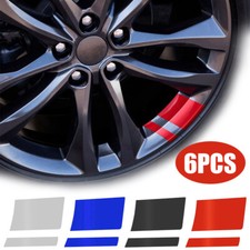 6x Adesivo Refletivo Aro de Roda de Carro Adesivo de Vinil Acessórios Externos para 16"-21" comprar usado  Enviando para Brazil