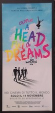 Locandina coldplay head usato  Soliera