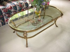 Brass glass elegant for sale  San Anselmo