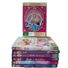 Pacote de DVDs da Barbie coleção em massa x7 mercadoria animada do filme da Barbie anos 00 R4 comprar usado  Enviando para Brazil