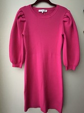 Vestido de malha Endless Rose Puff manga canelada preppy ajustado mini fúcsia feminino M” comprar usado  Enviando para Brazil