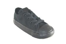 ZAPATO CONVERSE 714786F NEGRO MONOCROMO LONA NIÑO BEBÉ ZAPATO INFORMAL, usado segunda mano  Embacar hacia Argentina