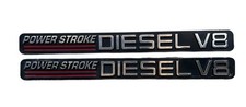 Emblemas de crachá de porta 99-00 Ford F250 F350 7.3 7.3L Powerstroke turbo diesel V8 fabricante de equipamento original comprar usado  Enviando para Brazil