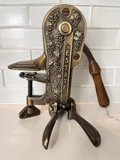 Abridor de garrafa de vinho vintage Rogar Estate balcão montagem saca-rolhas latão, usado comprar usado  Enviando para Brazil