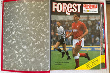 Nottingham forest programmes for sale  OKEHAMPTON