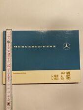 Original Betriebsanleitung Mercedes Benz LKW Typ LAK 1518 L1618 Ly1918 L1623  comprar usado  Enviando para Brazil