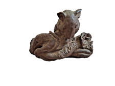 Mouse log figurine for sale  IPSWICH